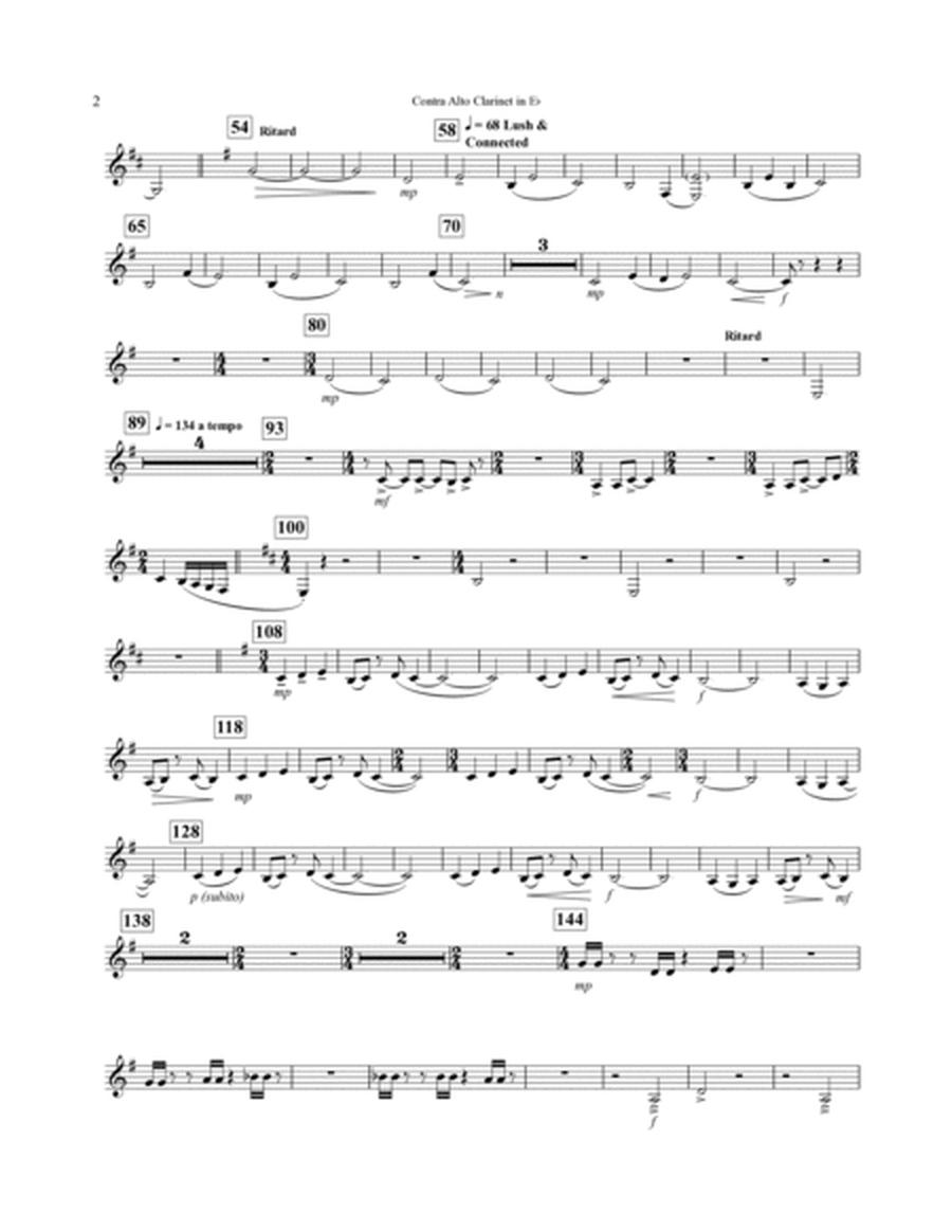 Concerto For Alto Saxophone And Wind Ensemble - Eb Contra Alto Clarinet