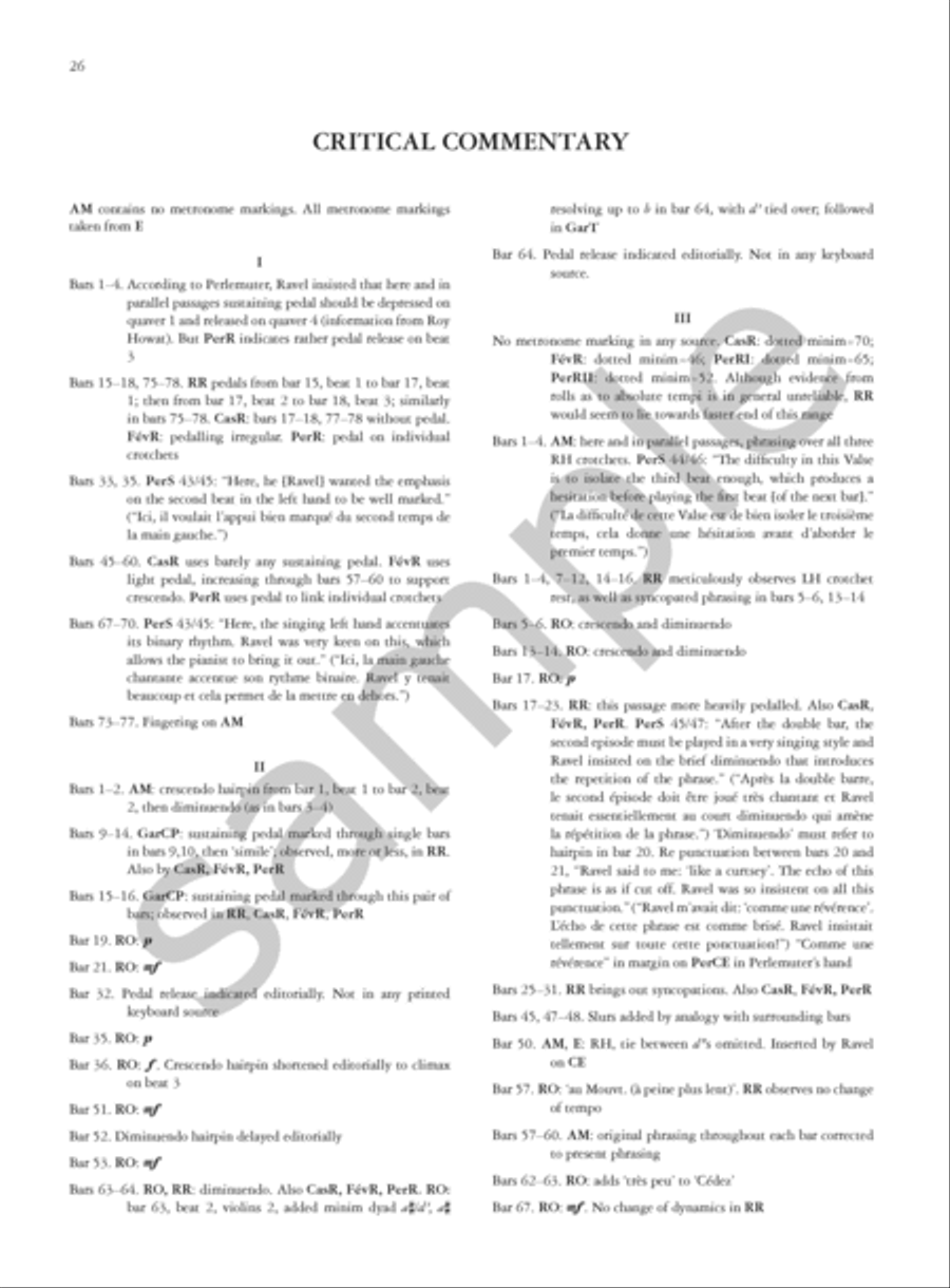 Valses nobles et sentimentales for Piano Piano Solo scores gallery preview page 6