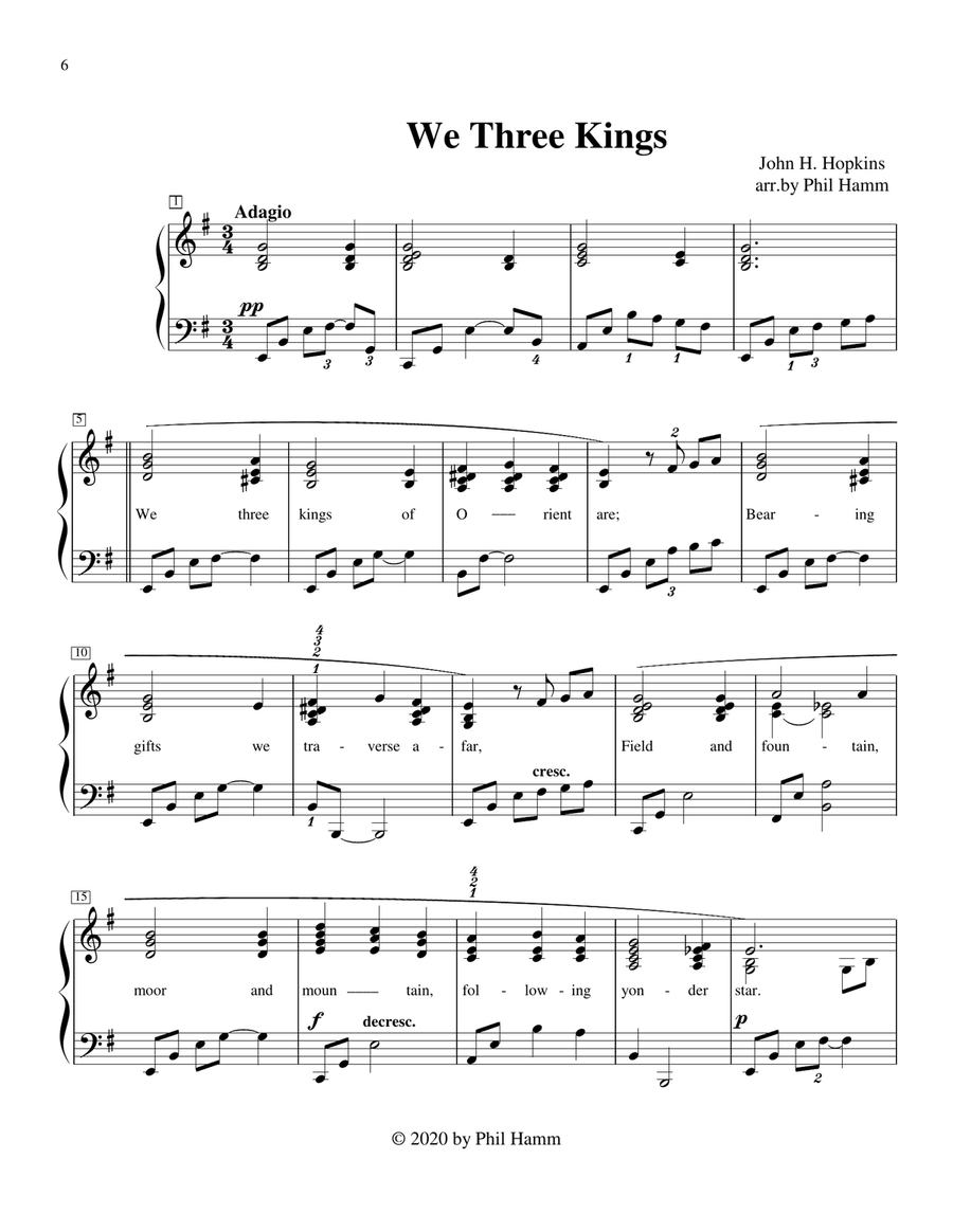 Jazzy Christmas Arrangements-6th Edition