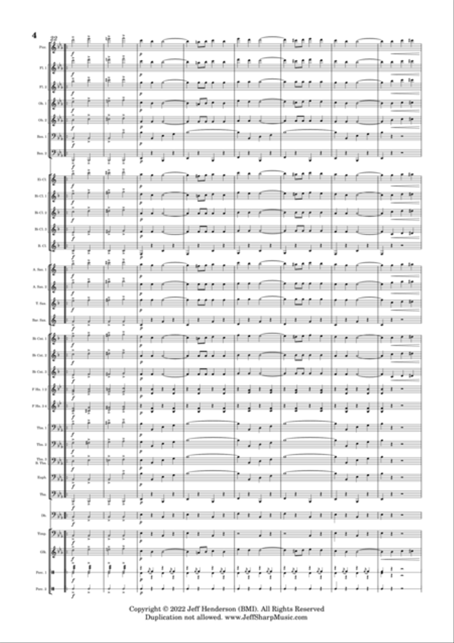 Emerald Coast Concert Band scores gallery preview page 5