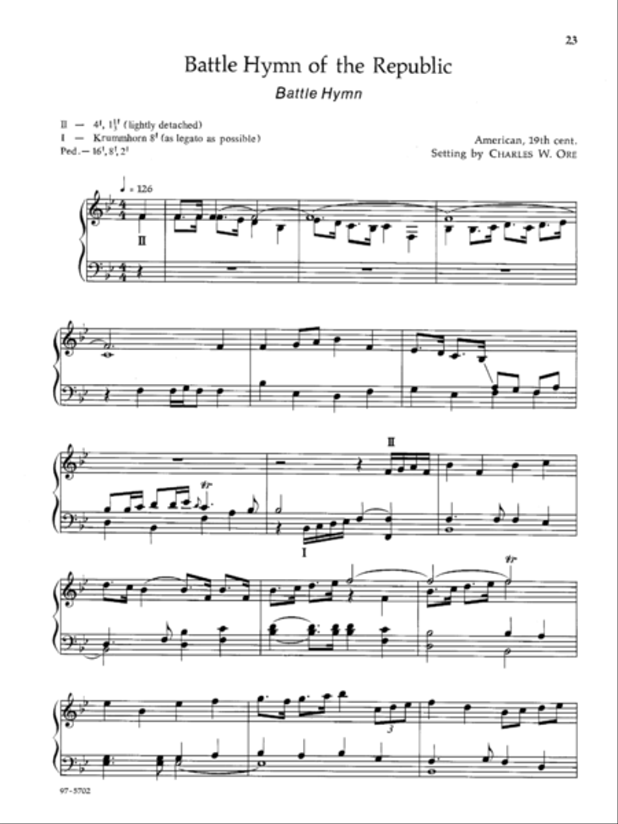 Eleven Compositions for Organ, Set III