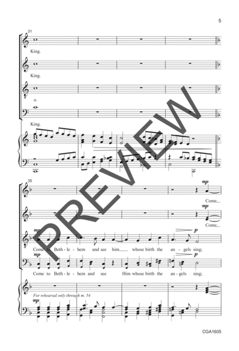 Now Proclaim Messiah's Birth - Choral/Piano Score image number null