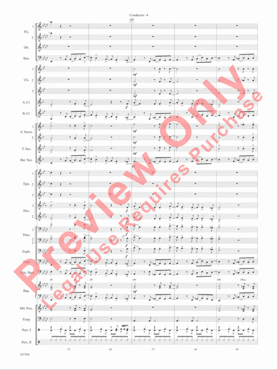 Rolling Stones: The Music Tour Concert Band scores gallery preview page 7