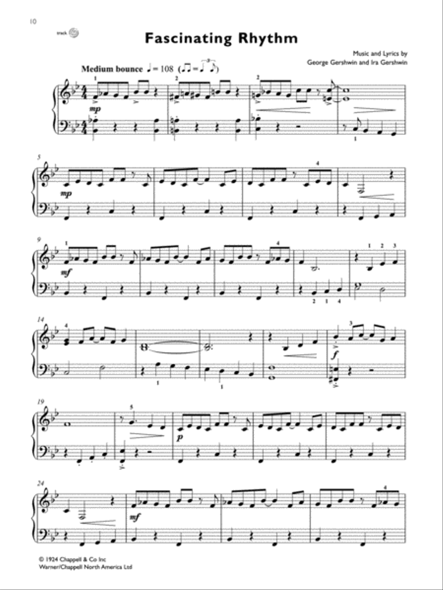 <br>Sheet music extract