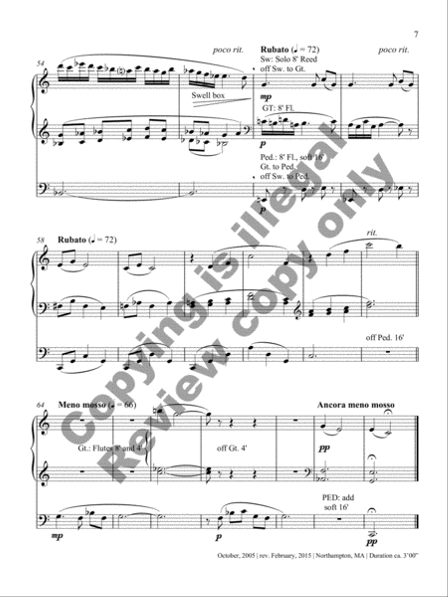 Aria Aria Organ Solo scores gallery preview page 10