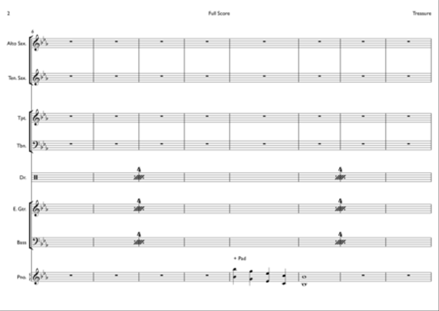 Treasure Large Ensemble scores gallery preview page 2