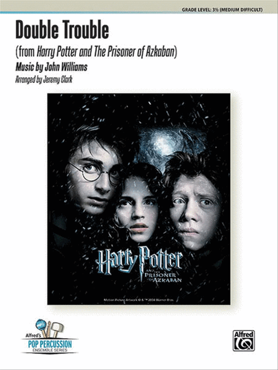 Double Trouble (from Harry Potter and the Prisoner of Azkaban) Percussion Ensemble scores gallery preview page 1