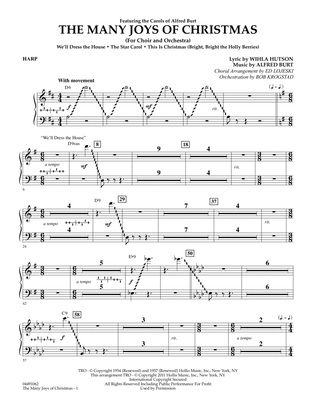 The Many Joys Of Christmas (Set One) - Harp