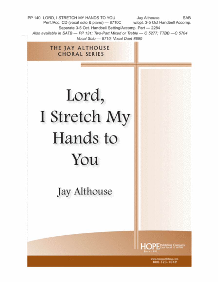 Lord, I Stretch My Hands to You Choir scores gallery preview page 1