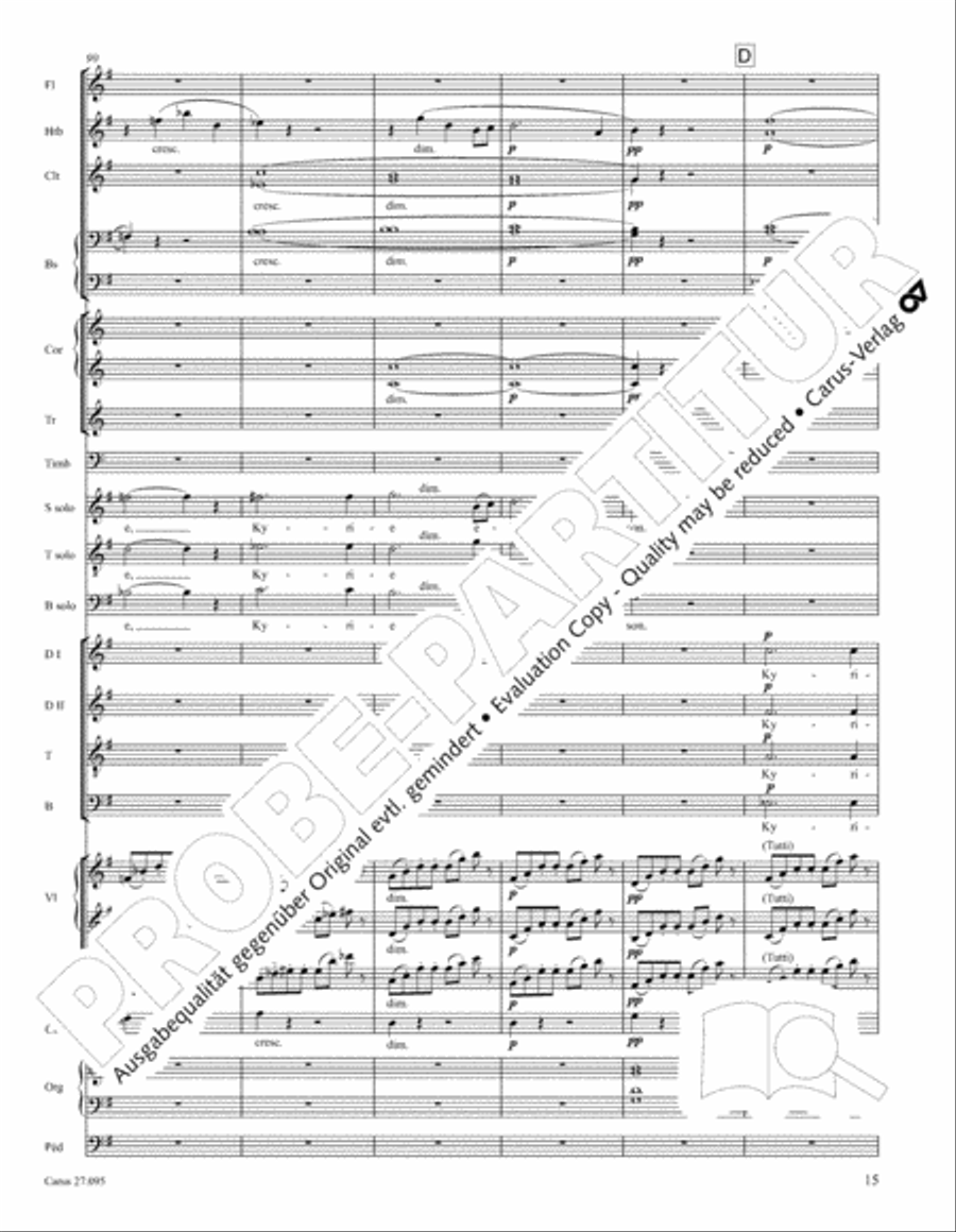 Messe solennelle de sainte Cecile STB scores gallery preview page 28