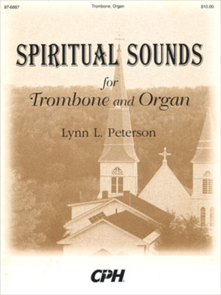 Book cover for Spiritual Sounds for Trombone and Organ