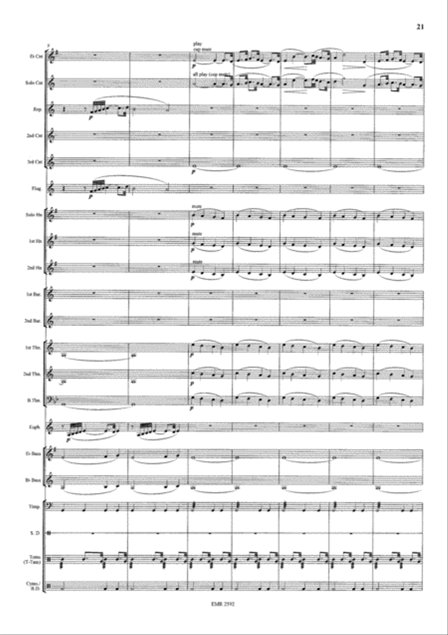 Celtic Visions Celtic Visions Brass Band scores gallery preview page 11