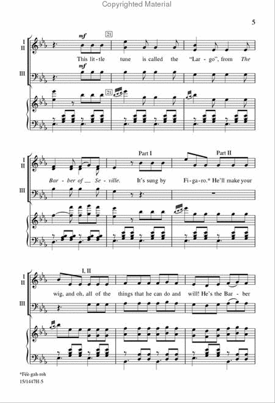 Painless Opera 3-Part scores gallery preview page 4