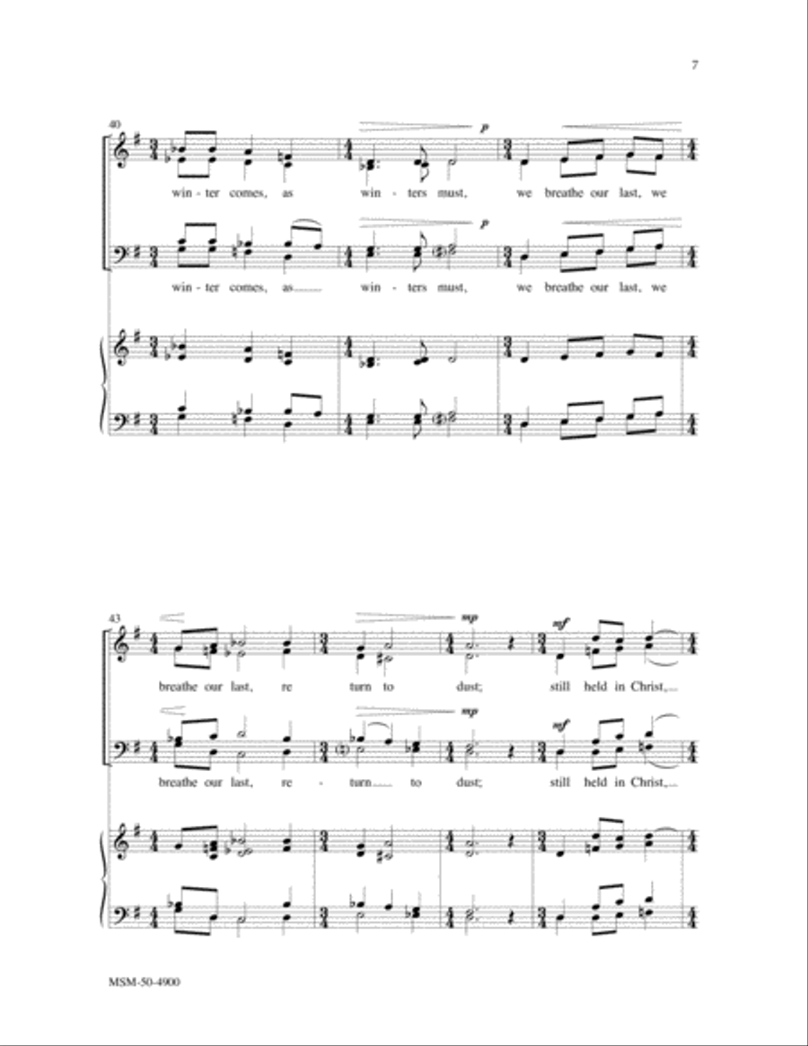 O Blessed Spring O Blessed Spring 4-Part scores gallery preview page 4