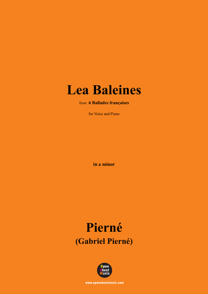 G. Pierné-Lea Baleines,in a minor