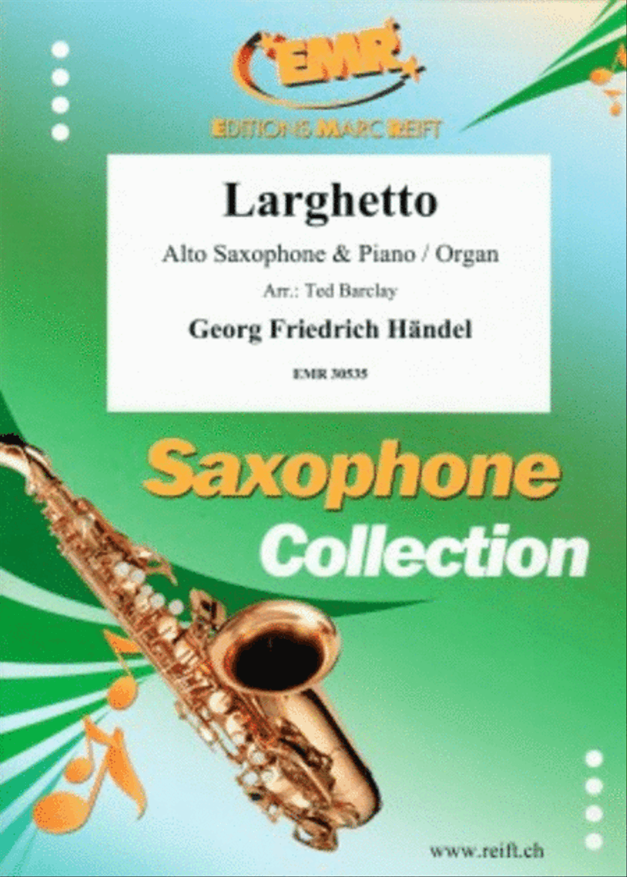 Larghetto Alto Saxophone scores gallery preview page 1