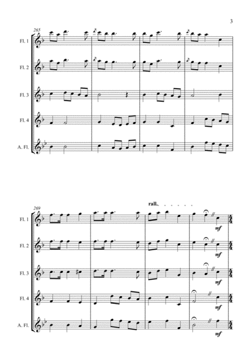 O Christmas Tree (O Tannenbaum) - Jazz Carol for Flute Quartet image number null