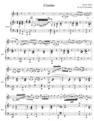 Vittorio Monti - Czardas for Trumpet and Piano