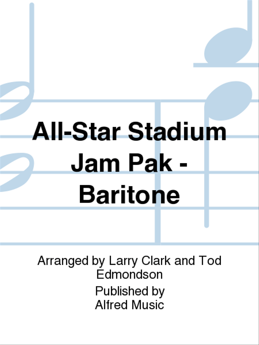 All-Star Stadium Jam Pak - Baritone Marching Band scores gallery preview page 1