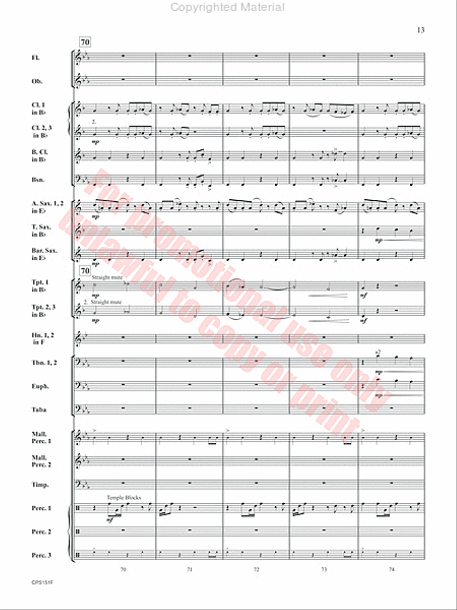 Jumpstart Concert Band scores gallery preview page 14
