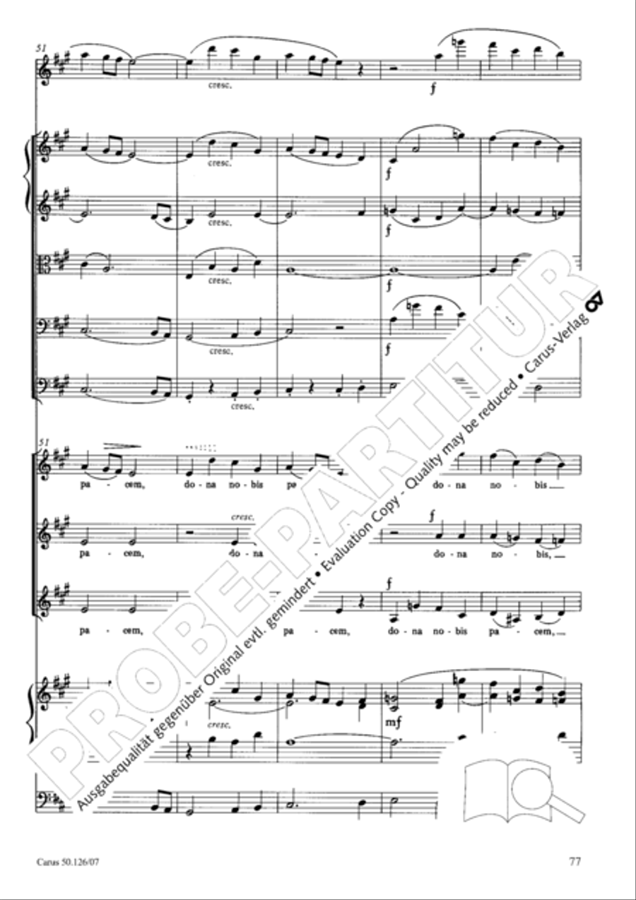 Mass in A major Mass in A major SSA scores gallery preview page 90
