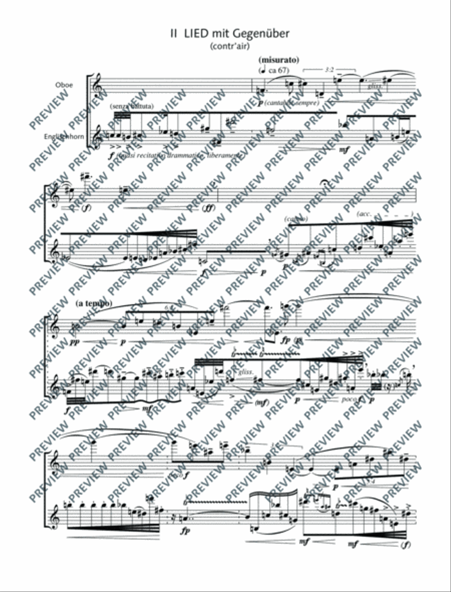 á deux á deux English Horn scores gallery preview page 7