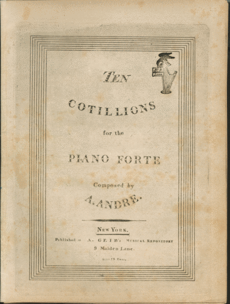 Ten Cotillions for the Piano Forte