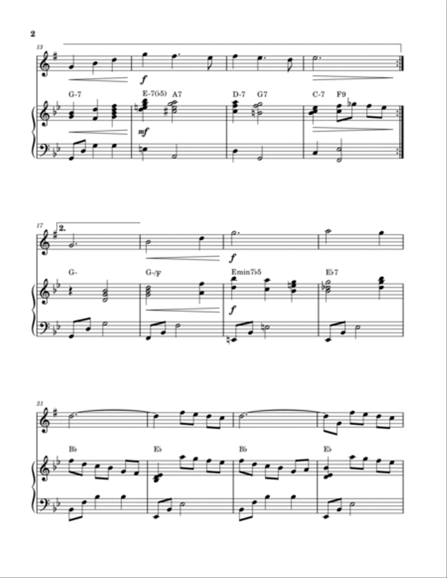 Moon River Alto Saxophone scores gallery preview page 2