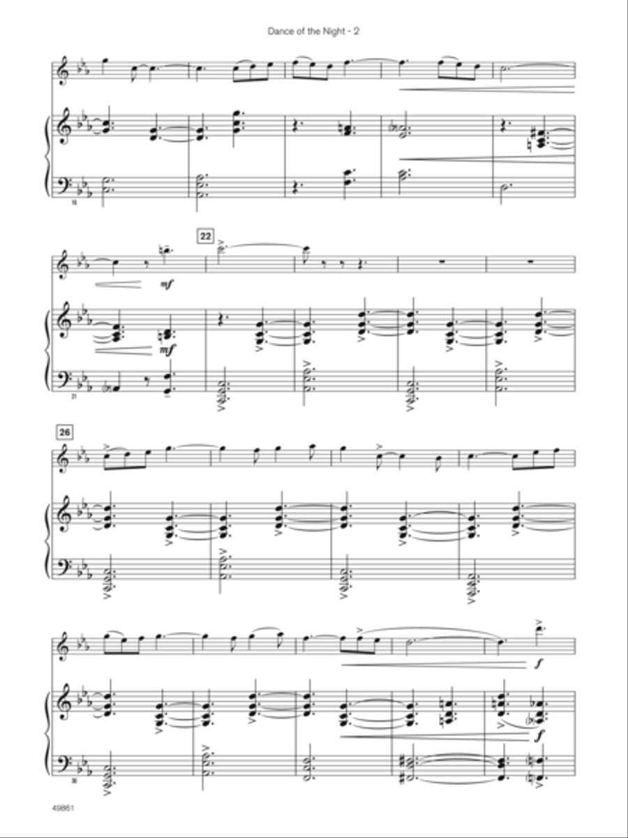 Dance of the Night (Sound Innovations Soloist, Bassoon) Small Ensemble scores gallery preview page 5