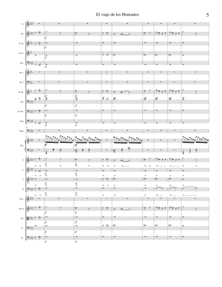 El viaje de los Honrados IV Movimiento Full Orchestra - Digital Sheet Music
