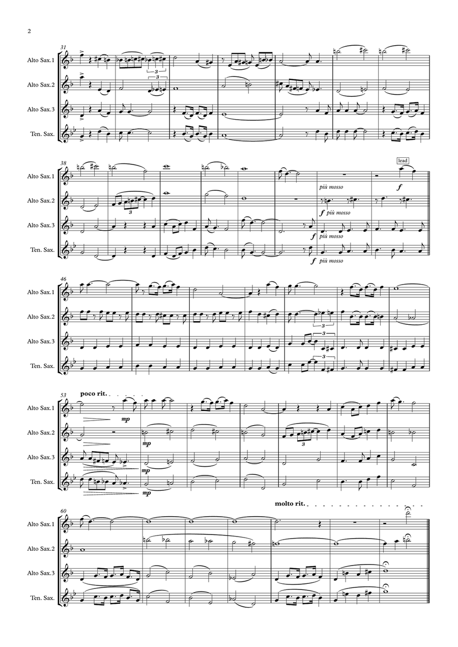 Summertime Woodwind Trio scores gallery preview page 2