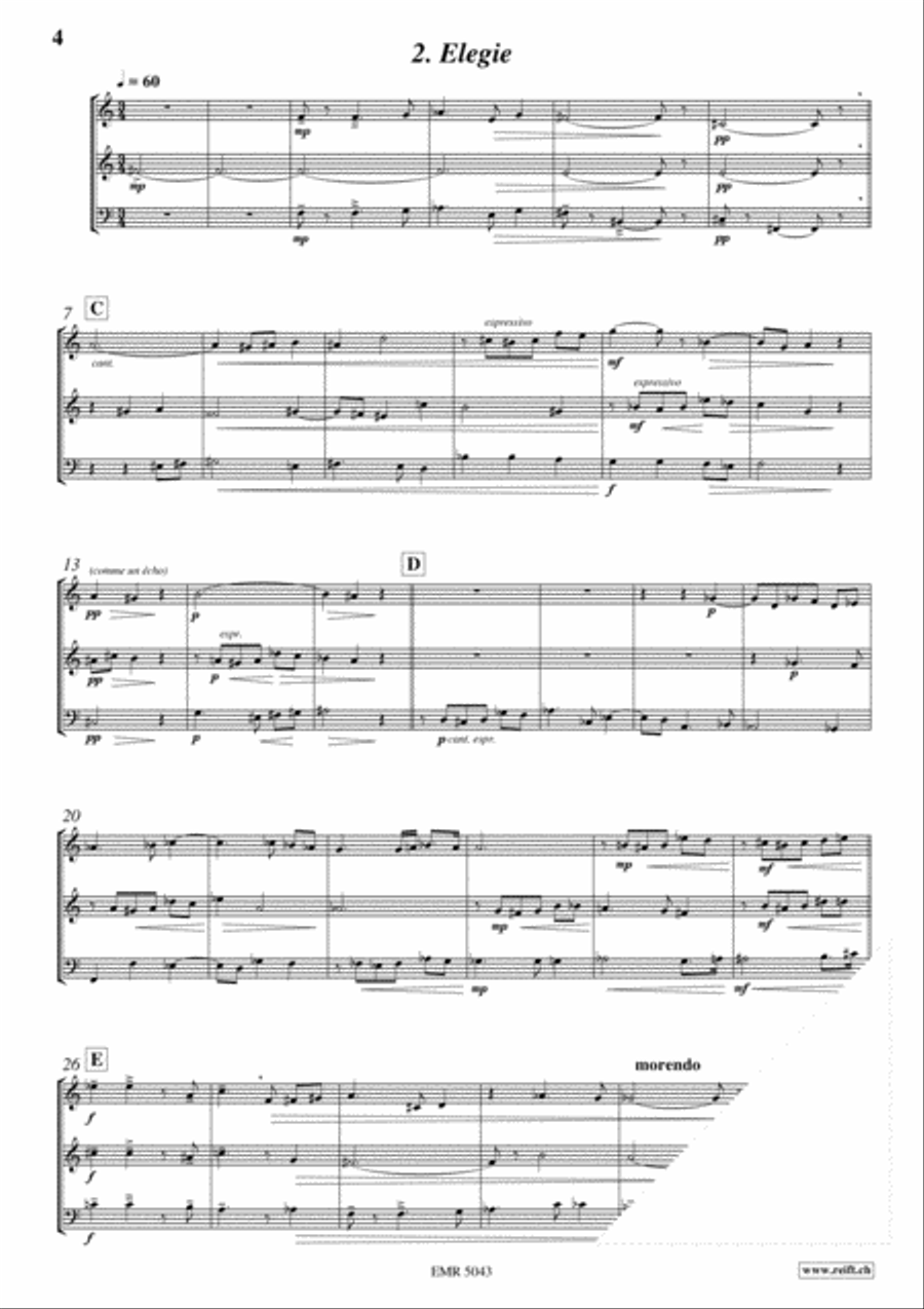 Trio Trio Brass Trio scores gallery preview page 4