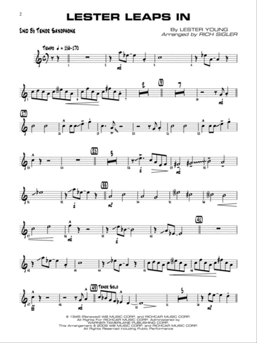 Jazz Band Collection for Jazz Ensemble Jazz Ensemble scores gallery preview page 3