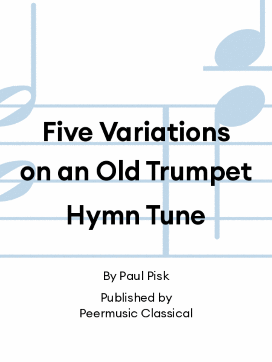 Five Variations on an Old Trumpet Hymn Tune Chamber Music scores gallery preview page 1