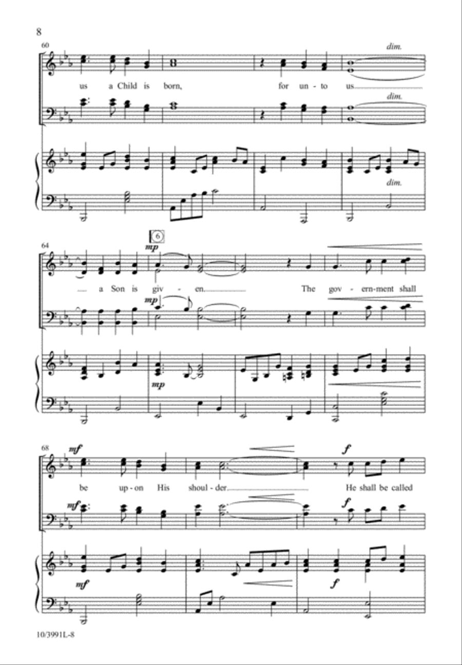 Star of Advent 4-Part scores gallery preview page 9