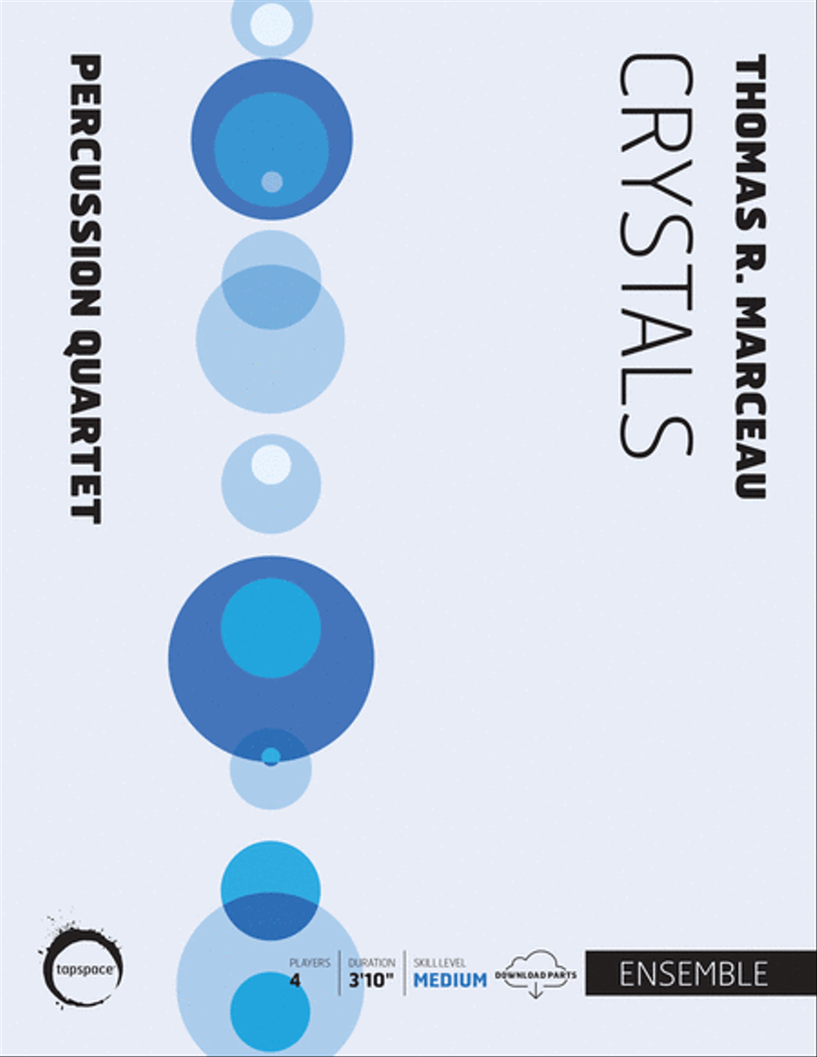 Crystals Crystals Percussion Ensemble scores gallery preview page 1