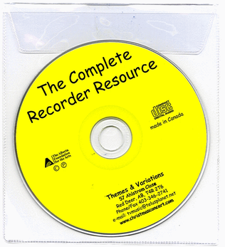 Recorder Resource 1 Student CD