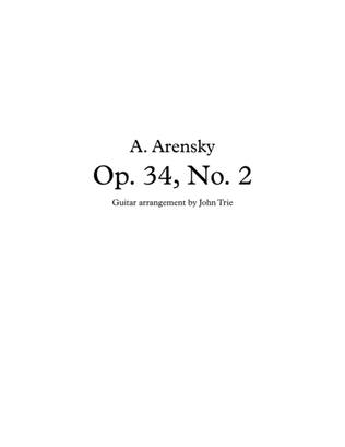 Opus 34, No. 2 - tab