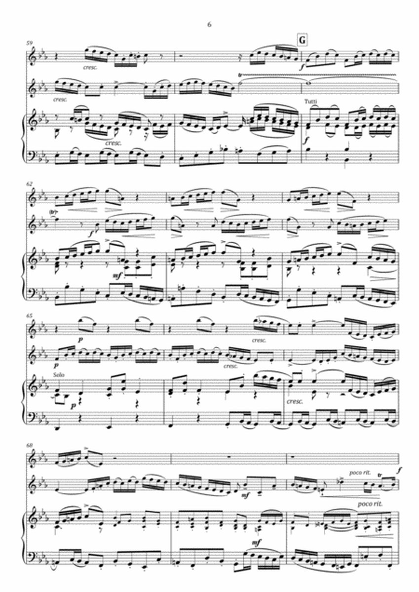 Bach - Concerto for Violin and Oboe in C minor, BWV 1060R(Score&parts) image number null