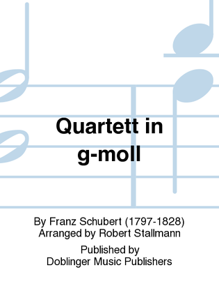 Book cover for Quartett in g-moll