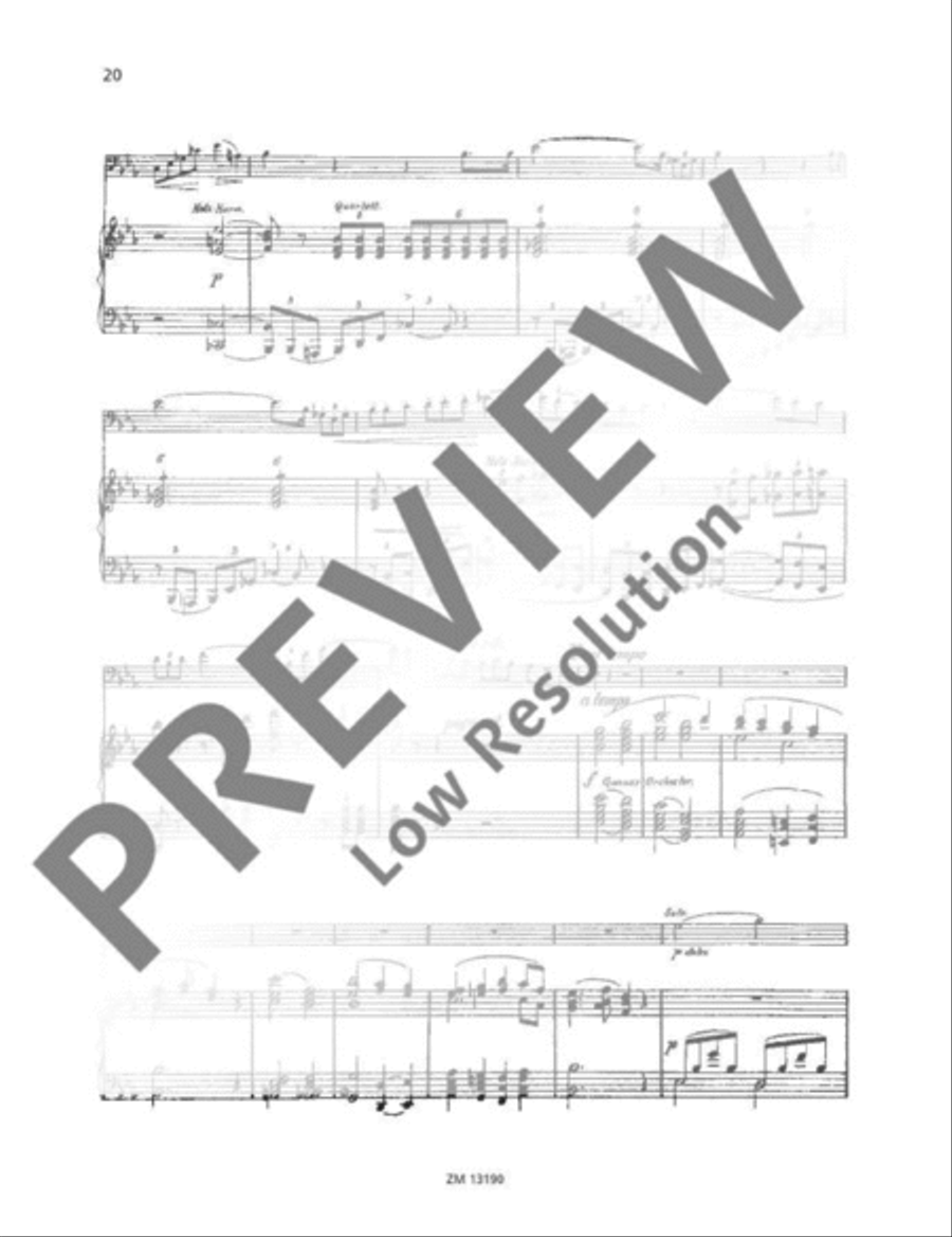 Concertino E flat major Trombone scores gallery preview page 21