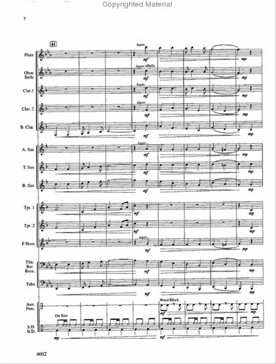 Band Avenue Band Avenue Concert Band scores gallery preview page 7