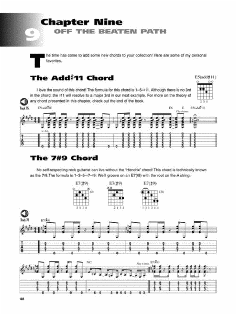 Modern Rock Rhythm Guitar Electric Guitar scores gallery preview page 6
