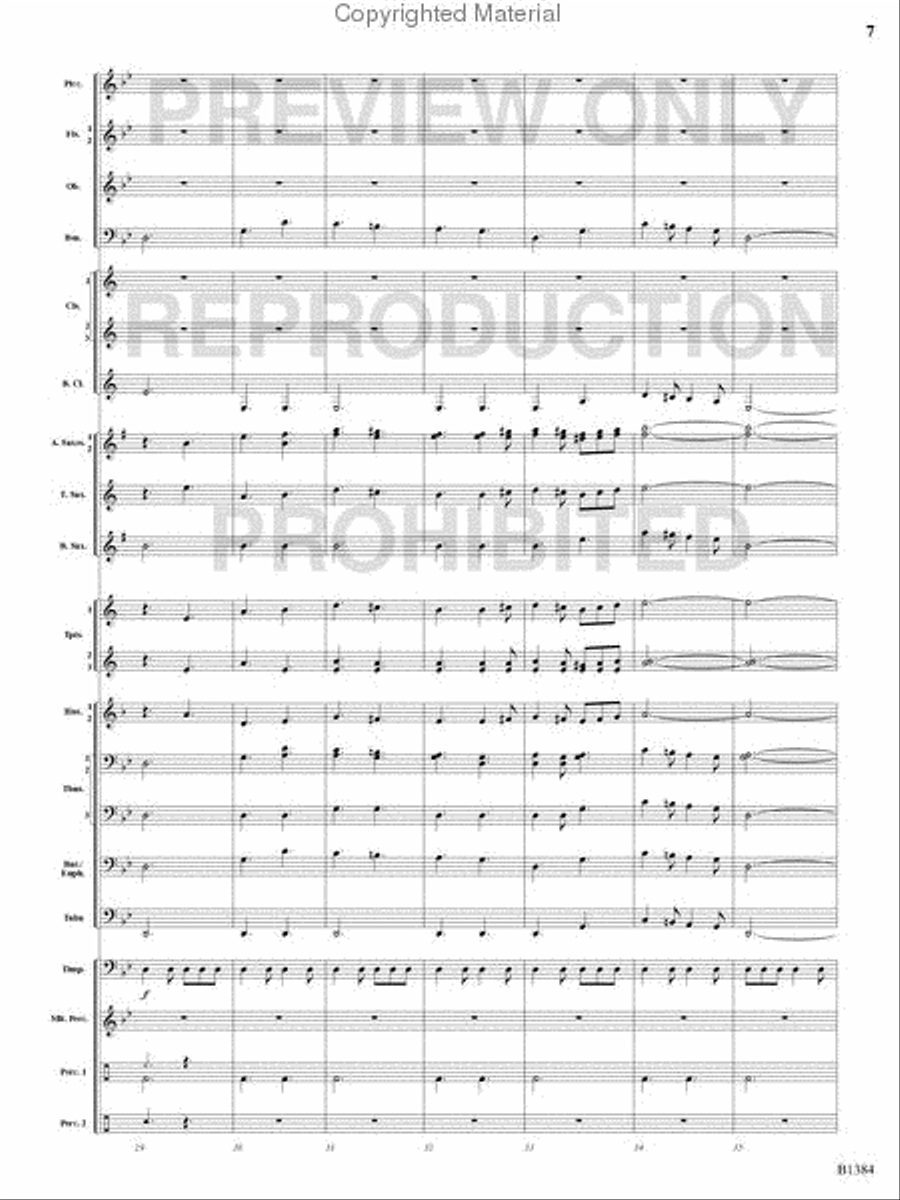 Summer Resounding! Concert Band scores gallery preview page 6