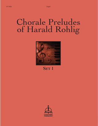 Book cover for Chorale Preludes of Harald Rohlig, Set 1