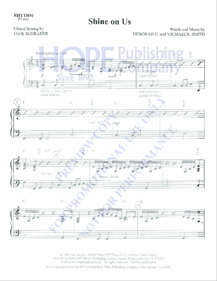 Shine on Us Choir scores gallery preview page 2