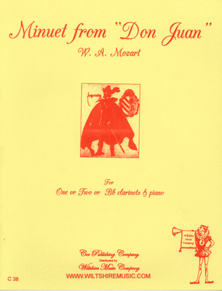 Book cover for Minuet from "Don Juan"