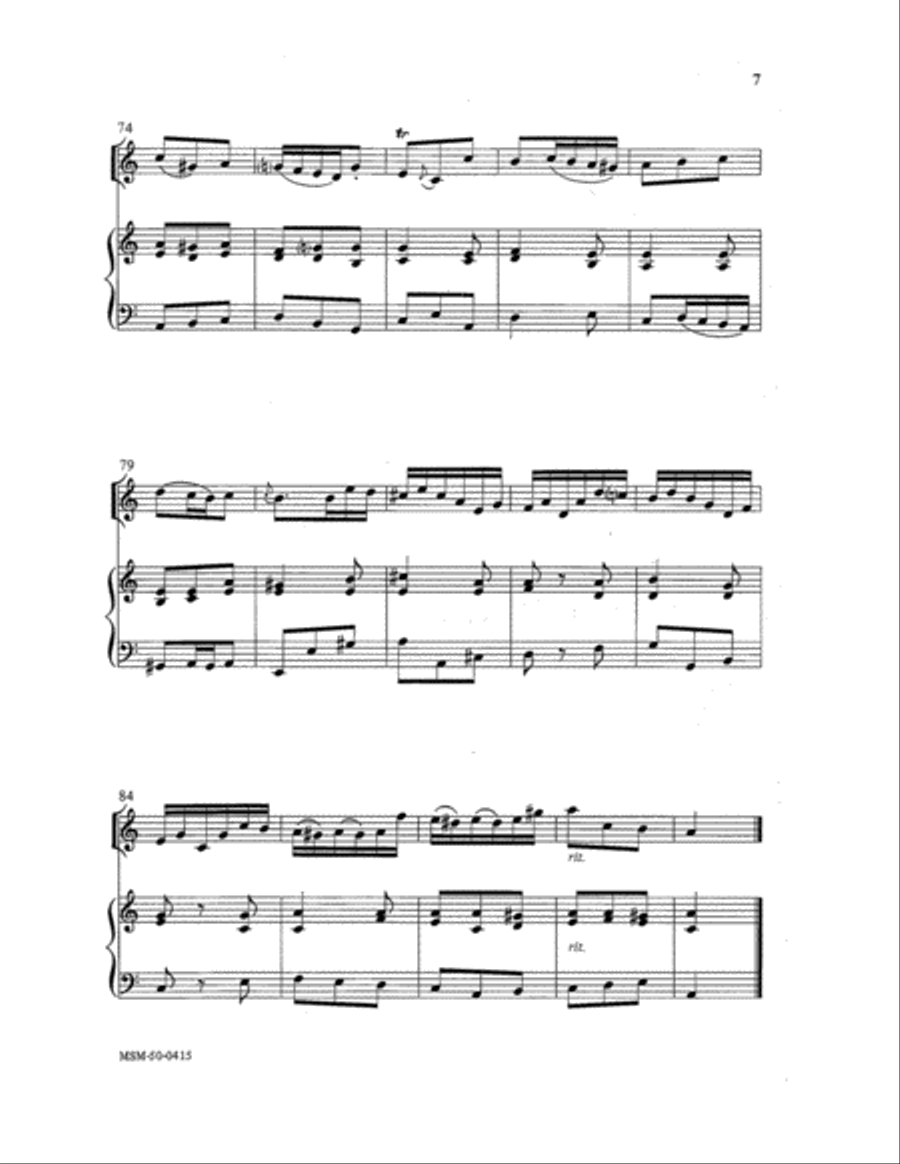 Prepare Thyself Zion Unison Choir scores gallery preview page 5