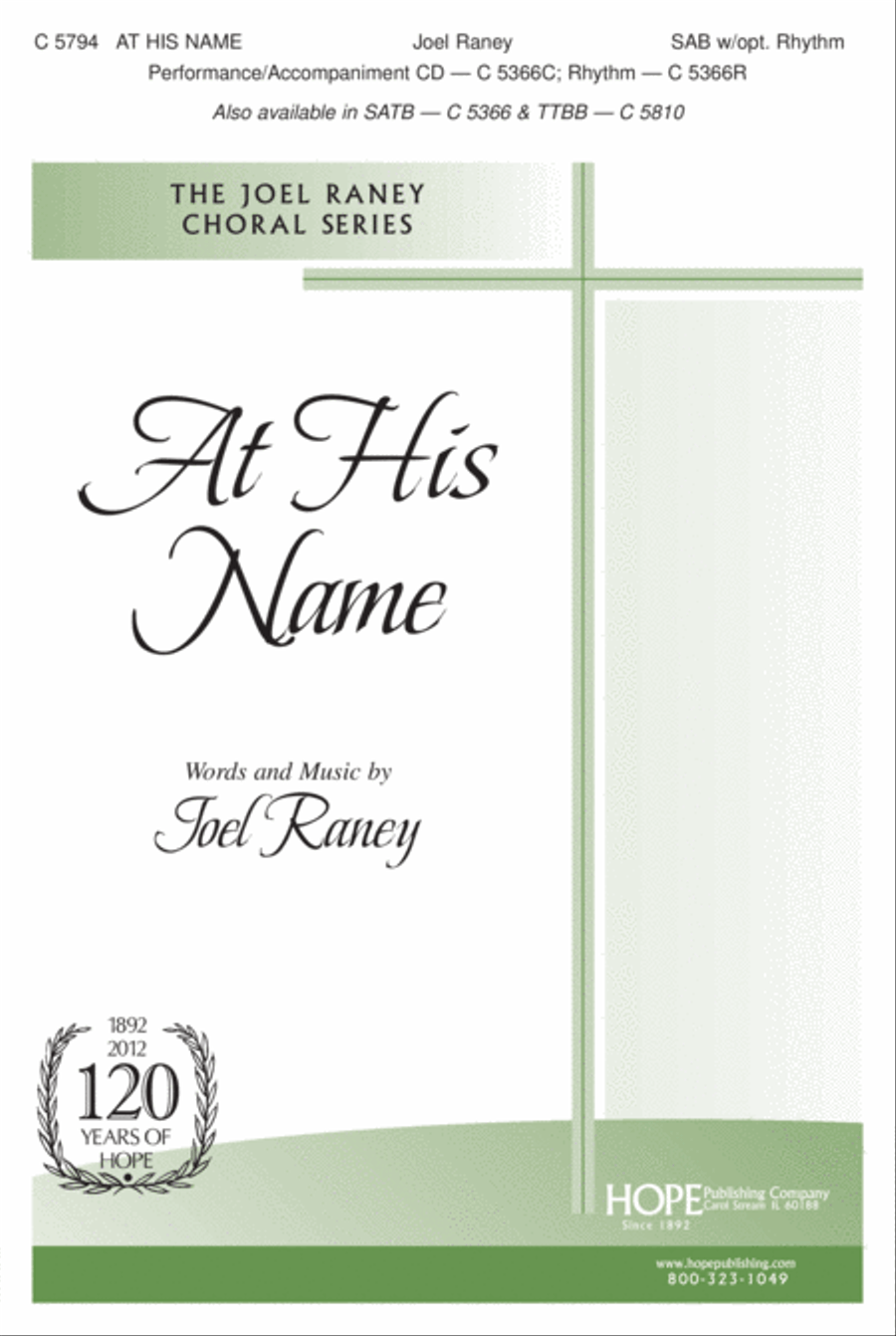 At His Name 3-Part scores gallery preview page 2