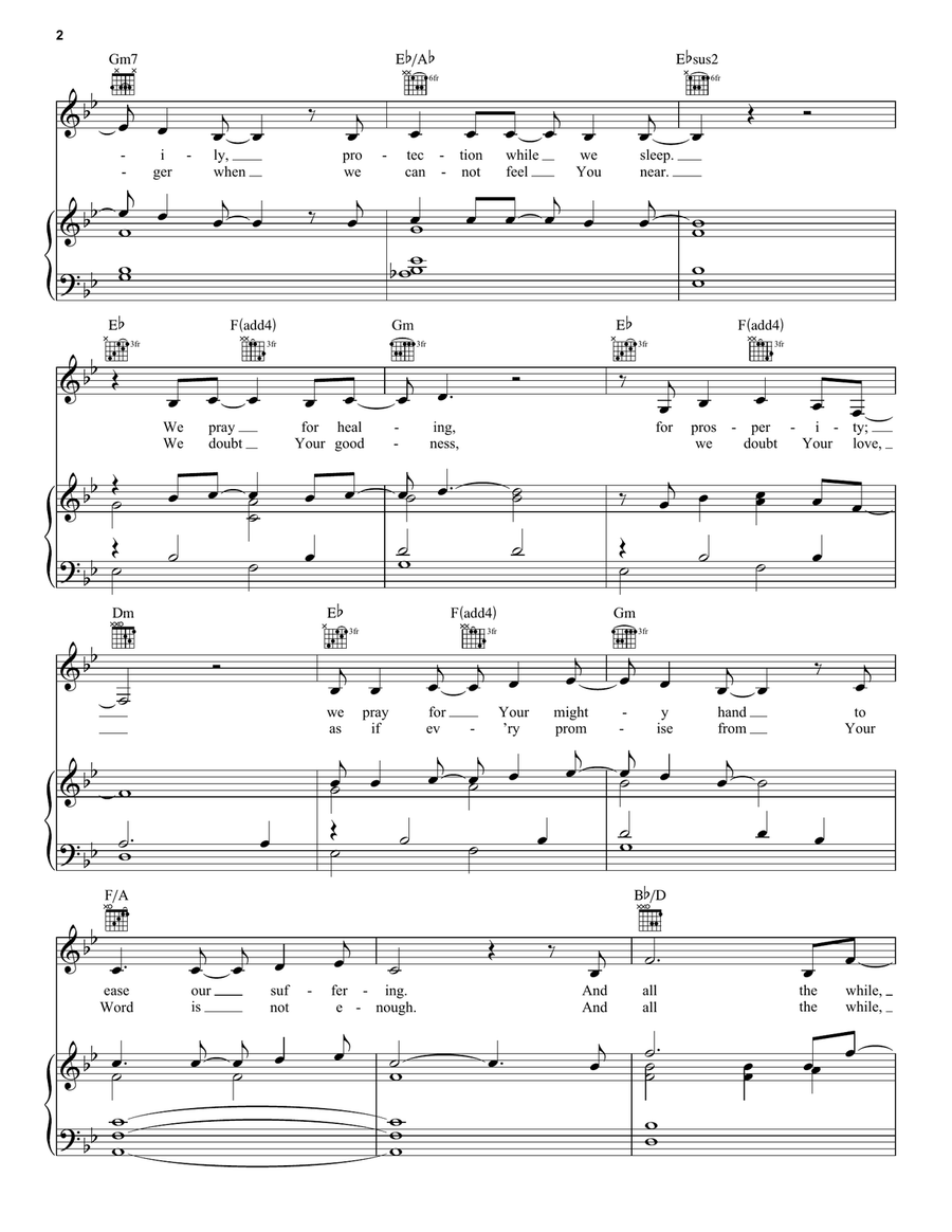 Blessings Acoustic Guitar scores gallery preview page 2